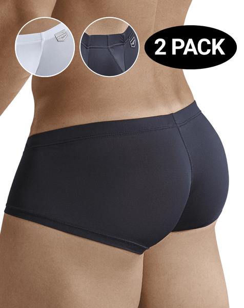 Clever 229924 Australian Trunks 2-Pack (1 Black & 1 White)