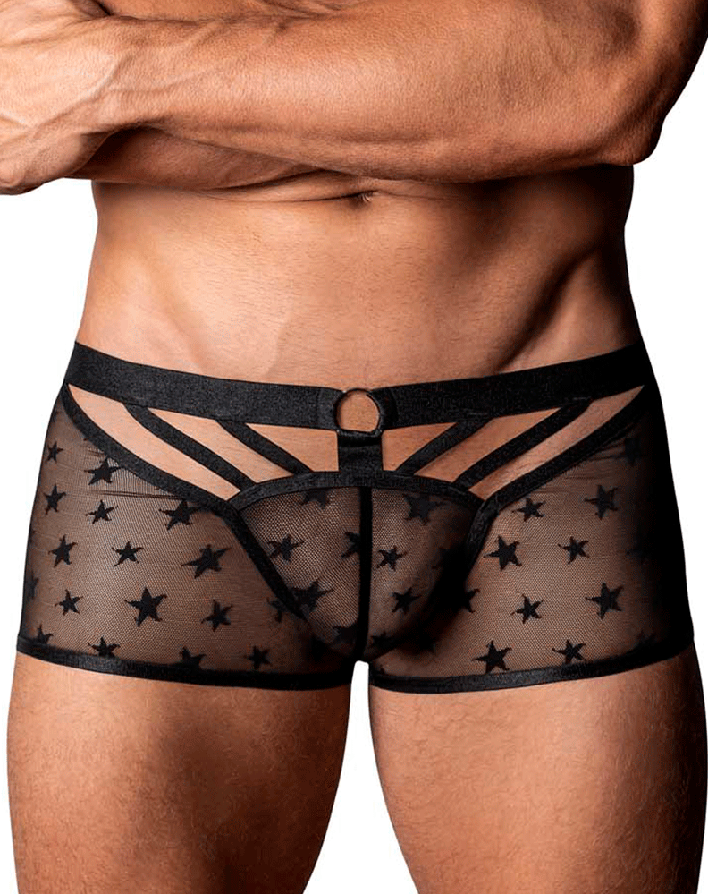 Male Power 122-291 Love Star Short With Ring Black