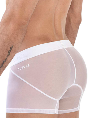 Clever 1625 Yin Yang Trunks White