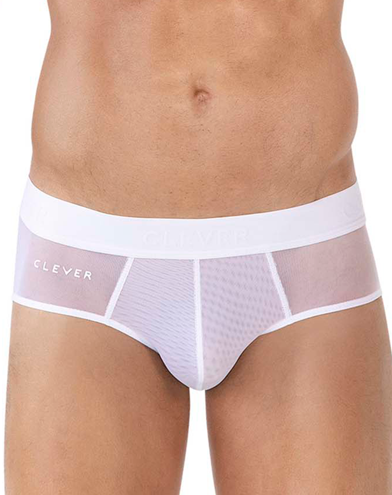 Clever 1626 Yin Yang Briefs White