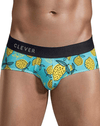 Clever 1687 Lemons Briefs Blue