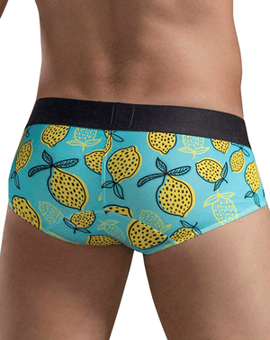 Clever 1687 Lemons Briefs Blue