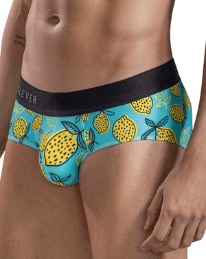 Clever 1687 Lemons Briefs Blue