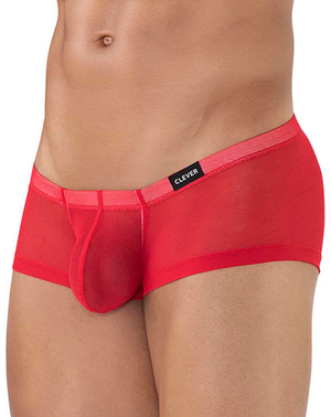 Clever 229937 3pk Australian Latin Trunks Red-black-grape