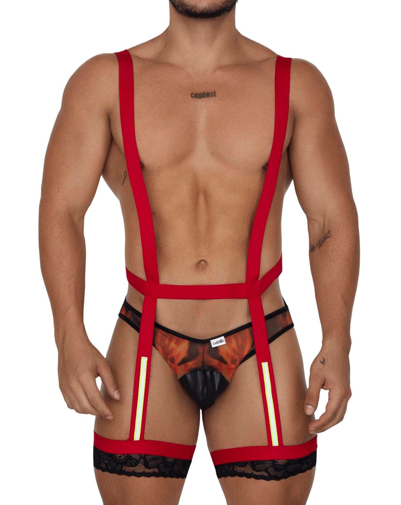 Candyman 99660 Firefighter Outfit Printed