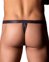 Male Power 416-291 Love Star Thong With Ring Purple