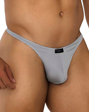 Xtremen 91185 Mesh Thongs Gray