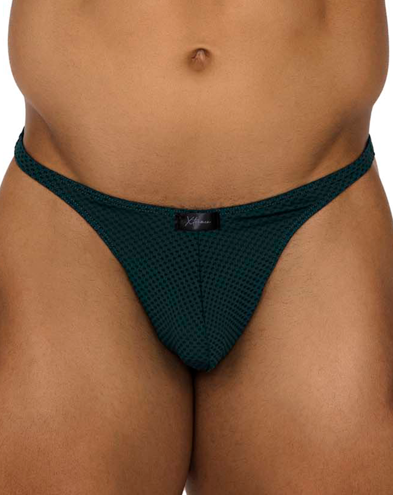 Xtremen 91185 Mesh Thongs Green