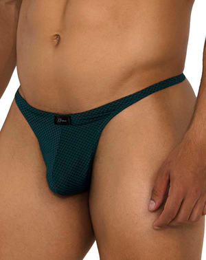 Xtremen 91185 Mesh Thongs Green