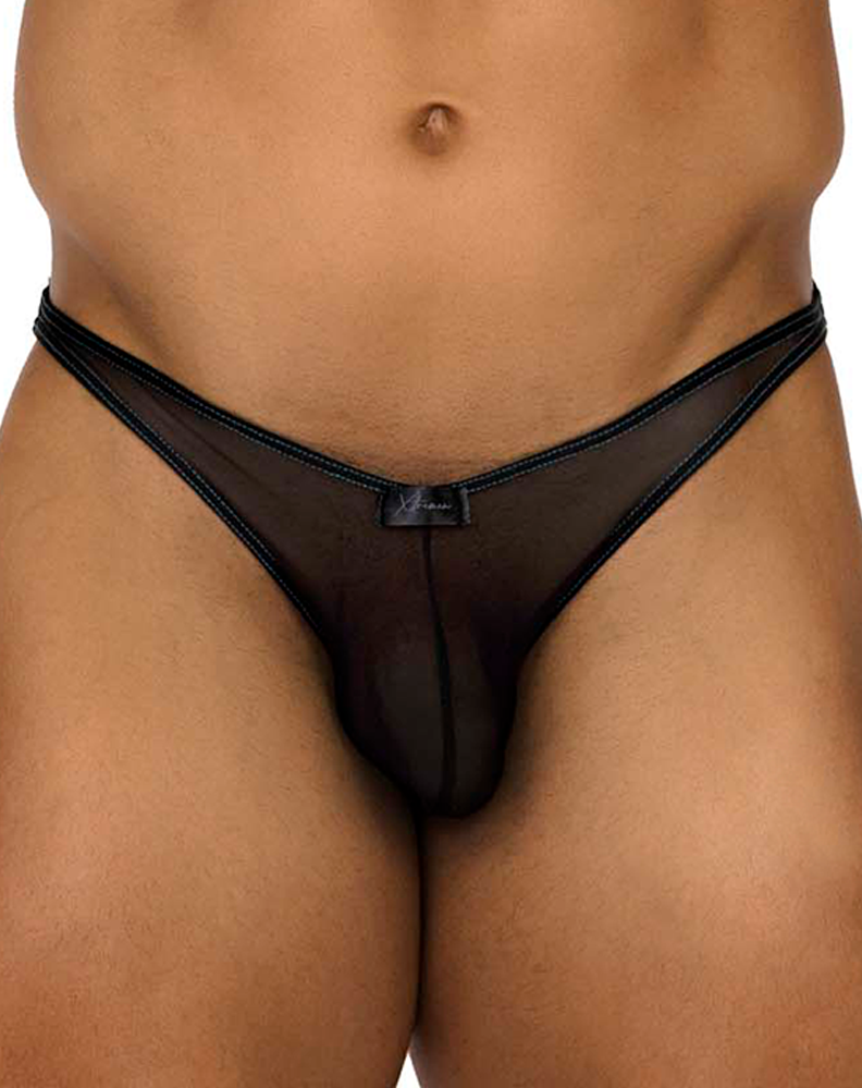 Xtremen 91187 Tulle Mesh Bikini Black