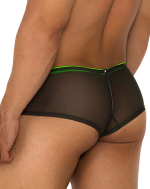 Xtremen 91188 Tulle Mesh Trunks Green