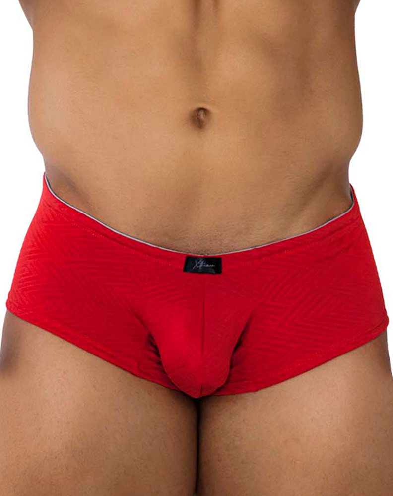 Xtremen 91190 Jacquard Trunks Red