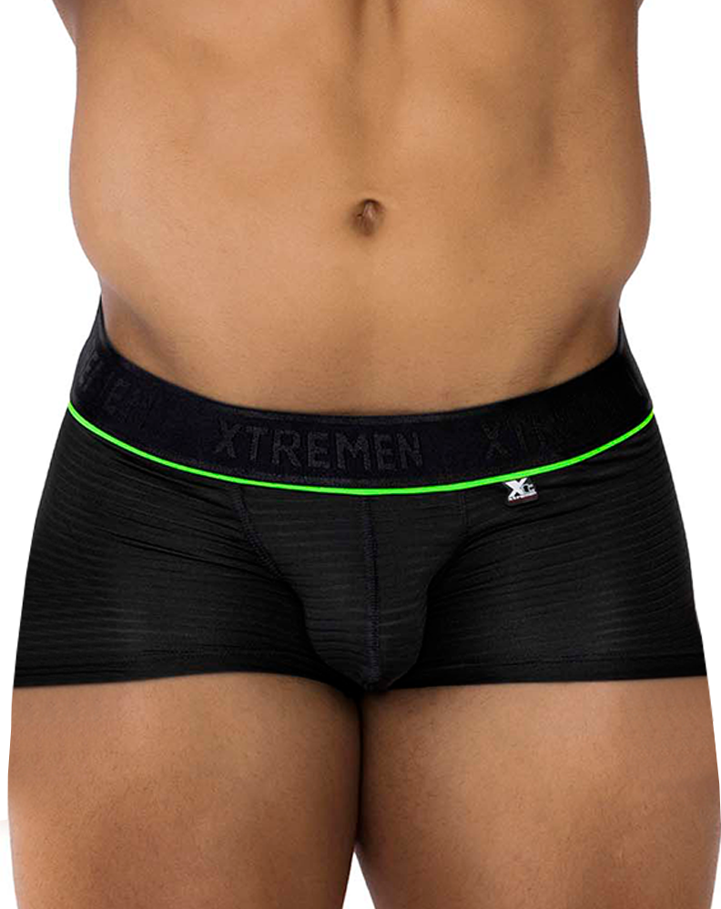 Xtremen 91196 Jacquard Trunks Black