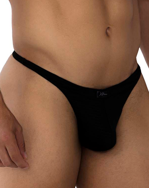 Xtremen 91198 Jacquard Thongs Black