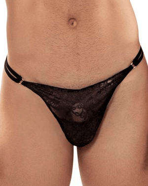 Candyman 99421 Lace G-string Thongs Black