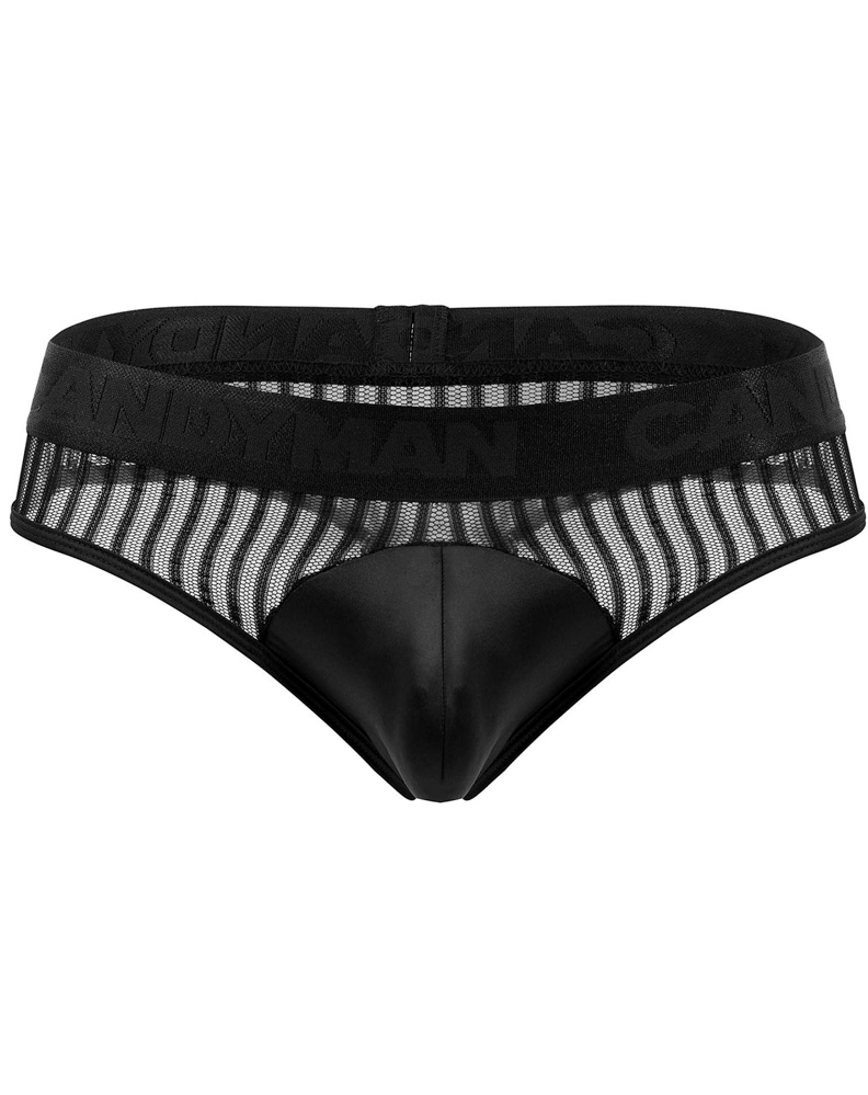 Candyman 99642 Mesh Thongs Black