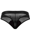 Candyman 99642 Mesh Thongs Black