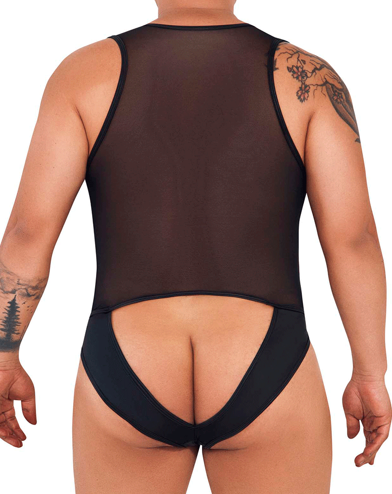 Candyman 99716x Work-n-out Bodysuit Black