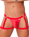 Candyman 99749 Garter Jockstrap Red