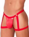 Candyman 99749 Garter Jockstrap Red