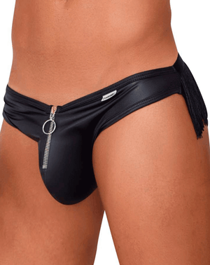 Candyman 99753 Fringe Jockstrap Black