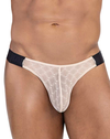 Candyman 99771 Mesh Thongs Beige