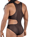 Candyman 99788 Mesh Bodysuit Black