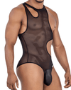 Candyman 99788 Mesh Bodysuit Black