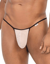 Candyman 99795 Mesh G-string Thongs Beige