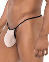 Candyman 99795 Mesh G-string Thongs Beige