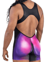 Candyman 99796 Muscle Onesie Bodysuit Magenta