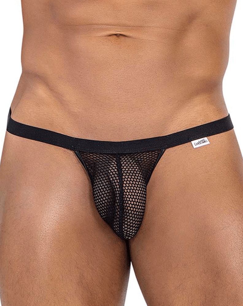 Candyman 99801 Mesh Thongs Black