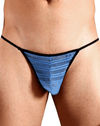 Doreanse 1306 G-String Mesh Thong Blue