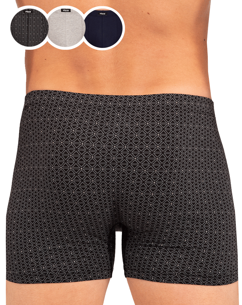 Rico 250709 3pk Stripes Boxer Briefs Black-gray – Steven Even - Men's  Underwear Store